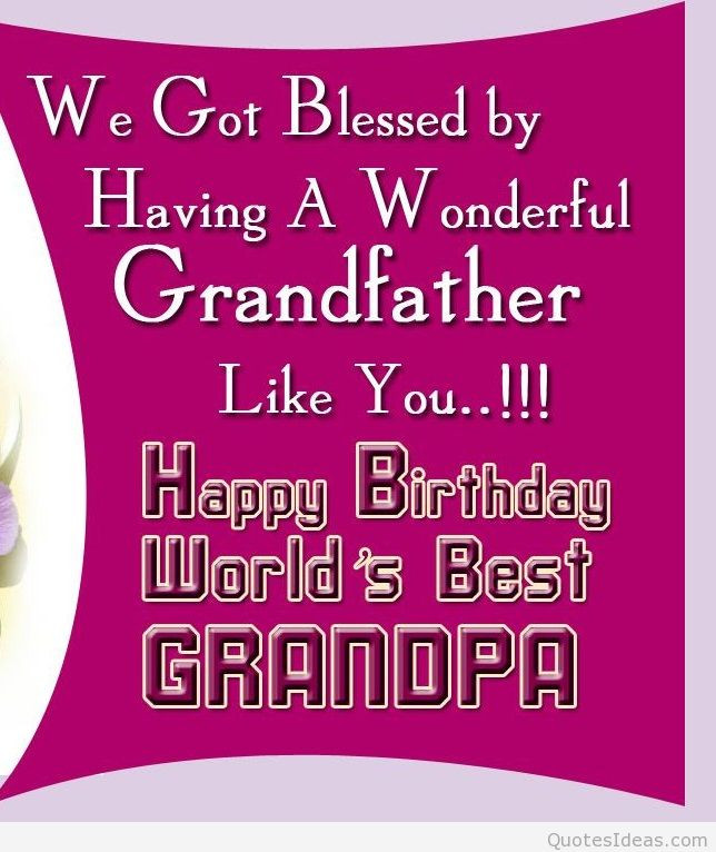 Grandpa Birthday Quotes
 Happy Birthday Grandpa Quotes QuotesGram