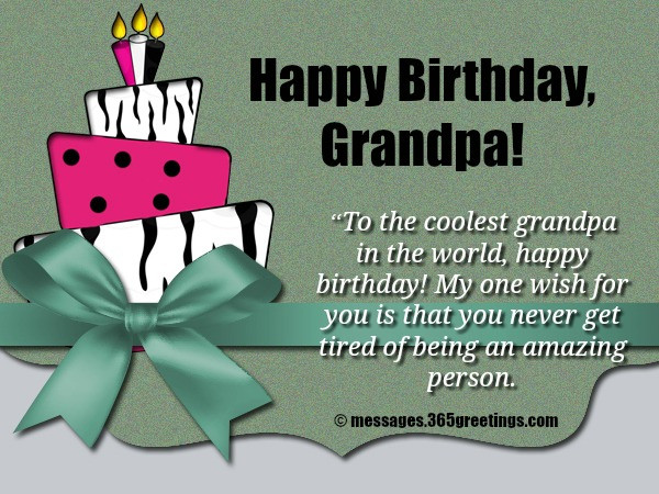 Grandpa Birthday Quotes
 Birthday Wishes for Grandparents 365greetings