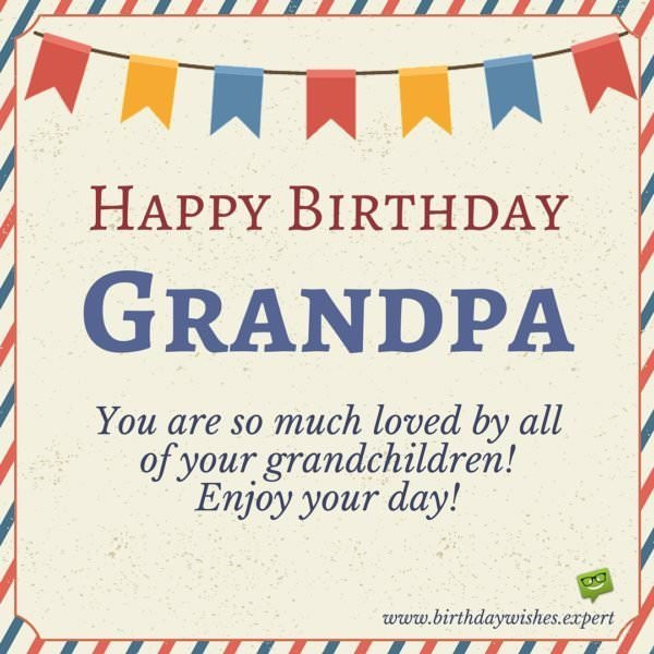 Grandpa Birthday Quotes
 Happy Birthday Grandpa