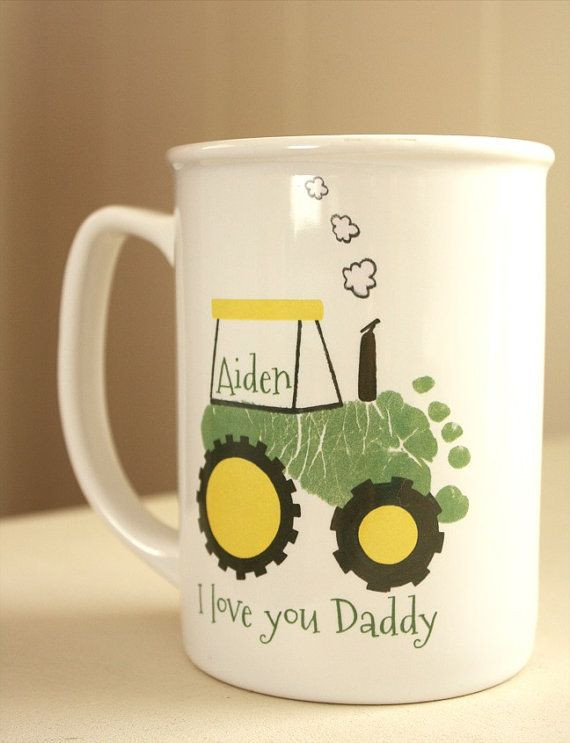 Grandpa Gift Ideas From Baby
 Your child s actual prints on a mug with by
