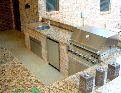 Granite Outdoor Kitchen
 Countertop Granite Beveled Edge Micka Cabinets
