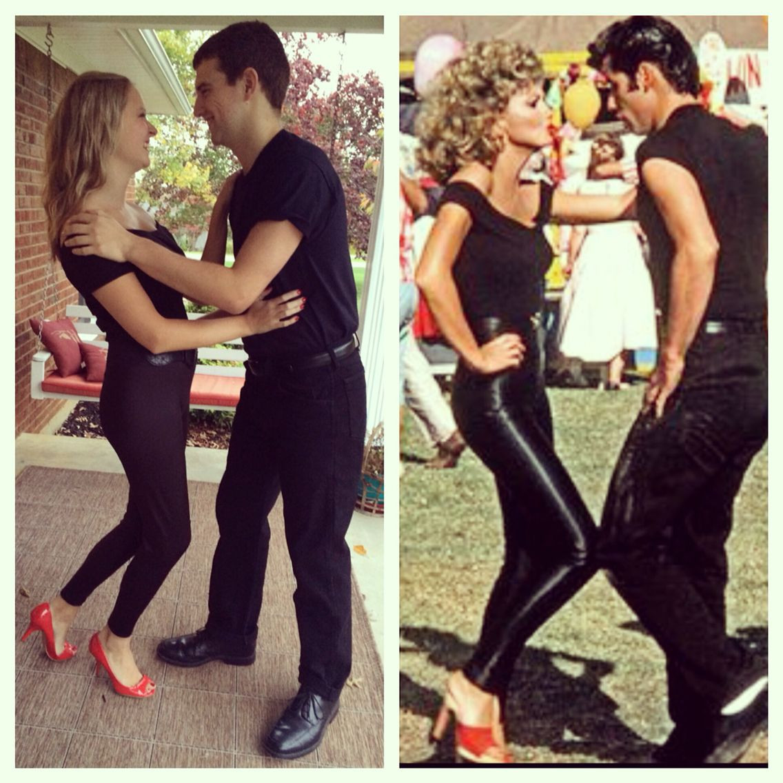 Grease Costume DIY
 Couples Halloween costume Danny and Sandy from Grease
