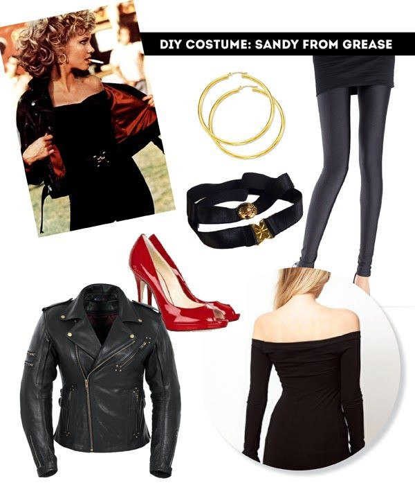 Grease Costume DIY
 DIY 8 thrifty halloween costume ideas