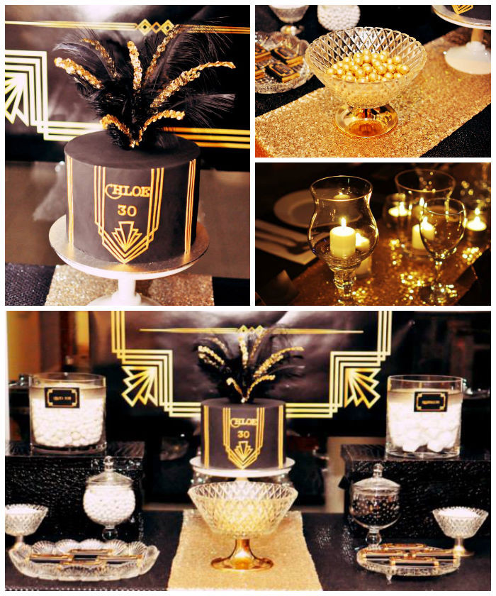 Great Dinner Party Ideas
 Kara s Party Ideas Great Gatsby Themed Birthday Party
