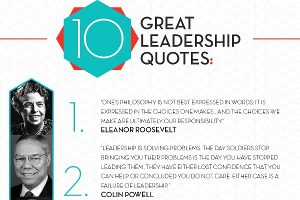 Great Leadership Quotes
 10 Famous Inspirational Leadership Quotes BrandonGaille