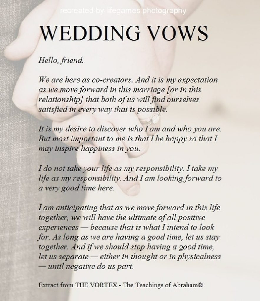 Great Wedding Vows
 Others Beautiful Wedding Vows Samples Ideas — Salondegas