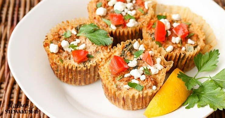 Greek Main Dishes
 Greek Meat and Chickpea Main Dish Muffins grain free