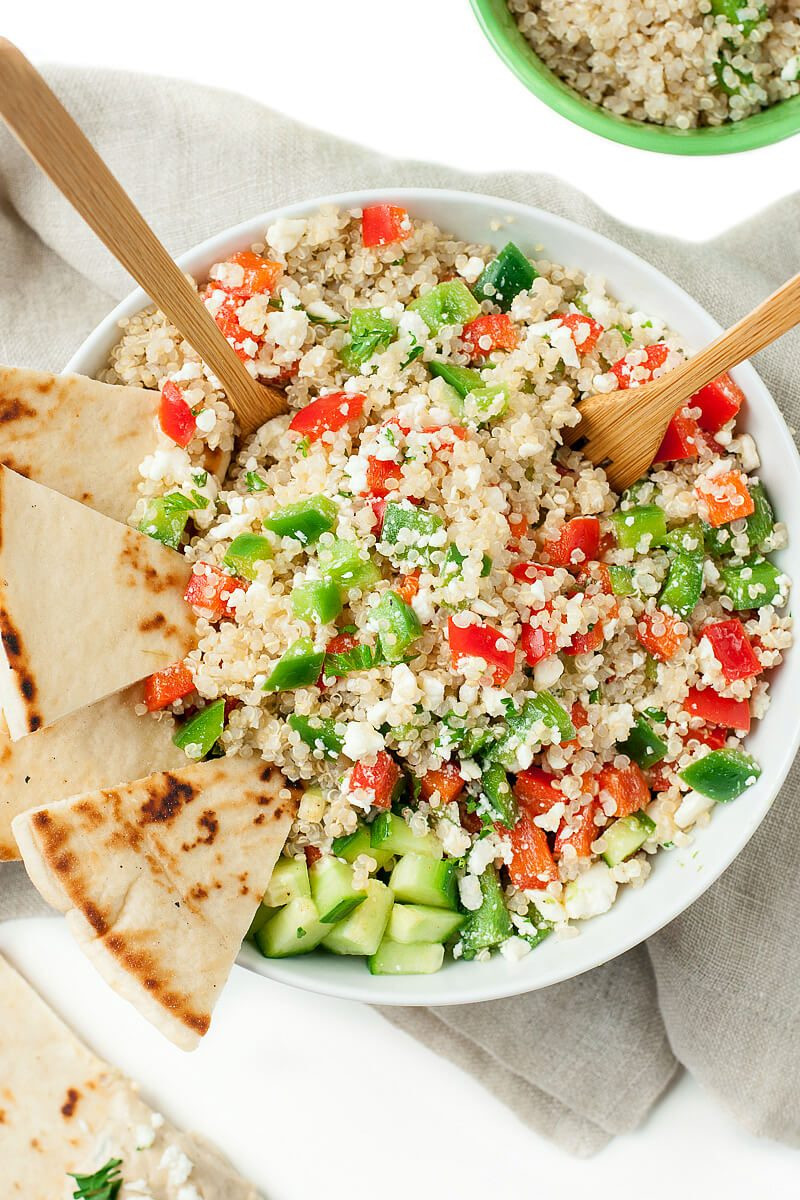 Greek Vegetarian Recipes
 Greek Quinoa Bowls Healthy Ve arian Grain Bowls Peas