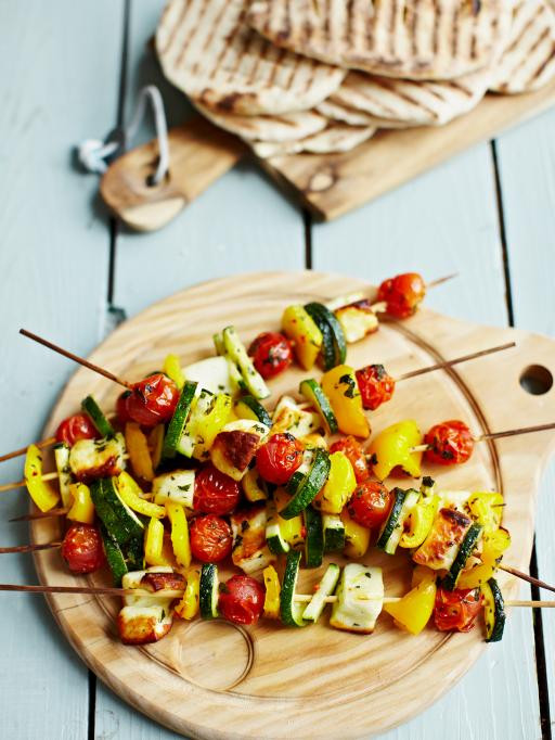 Greek Vegetarian Recipes
 Greek ve able kebabs Jamie Oliver Food