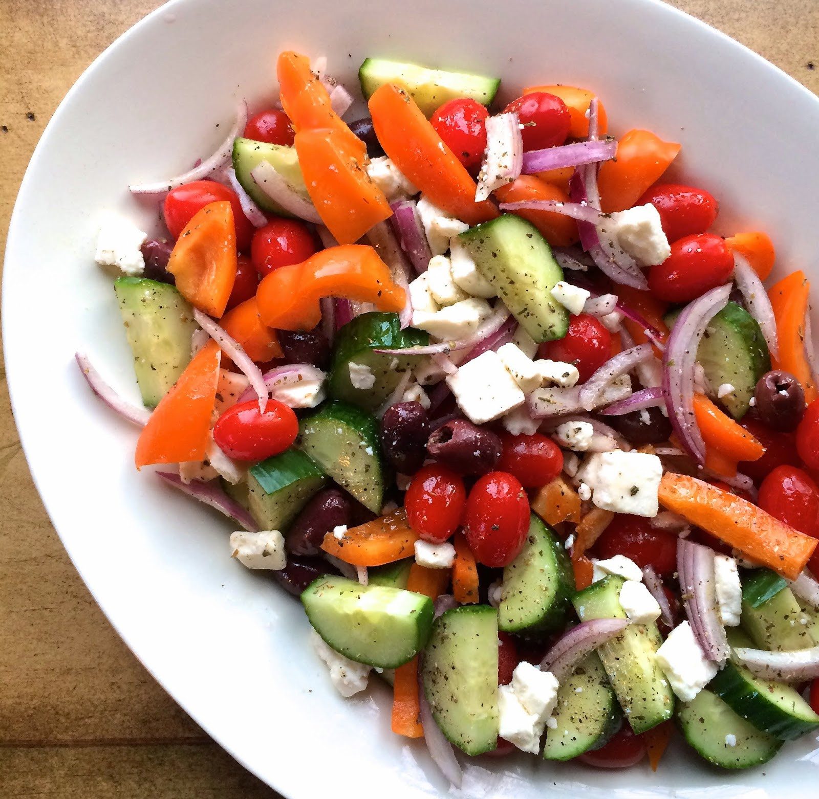 Greek Vegetarian Recipes
 Food Impressions My Favorite Greek Ve able Salad Recipe