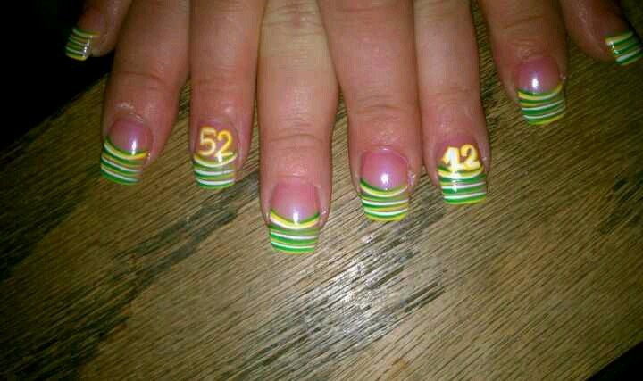 Green Bay Packer Nail Designs
 17 Best images about Green Bay Packers Nail Art on