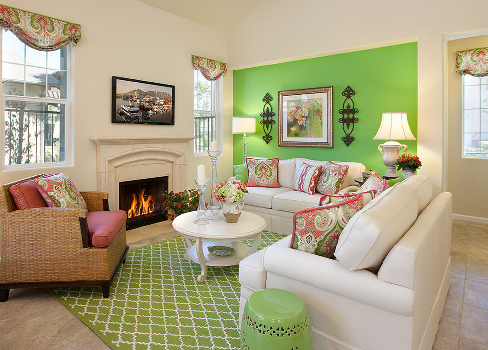 Green Colors For Living Room
 23 Green Wall Designs Decor Ideas for Living Room