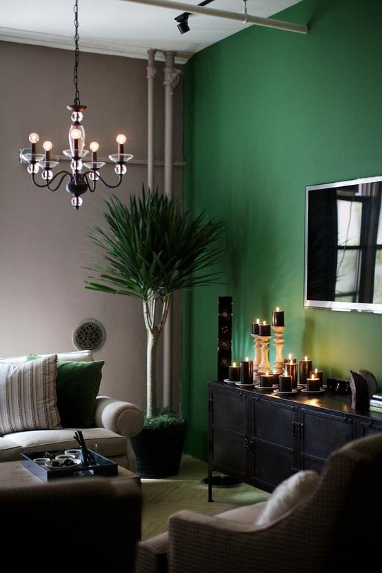 Green Colors For Living Room
 accent wall home sweet home