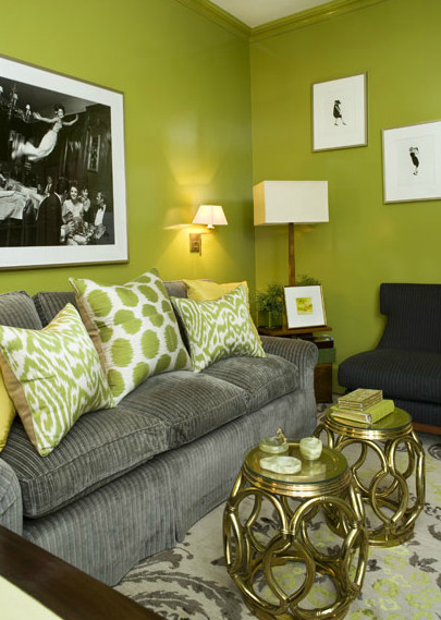 Green Colors For Living Room
 Gray Green Walls Design decor photos pictures ideas