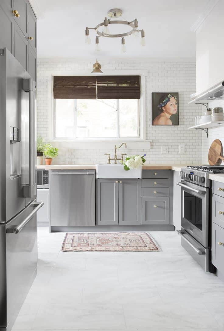 Grey Kitchen Tile
 40 Romantic and Wel ing Grey Kitchens For Your Home