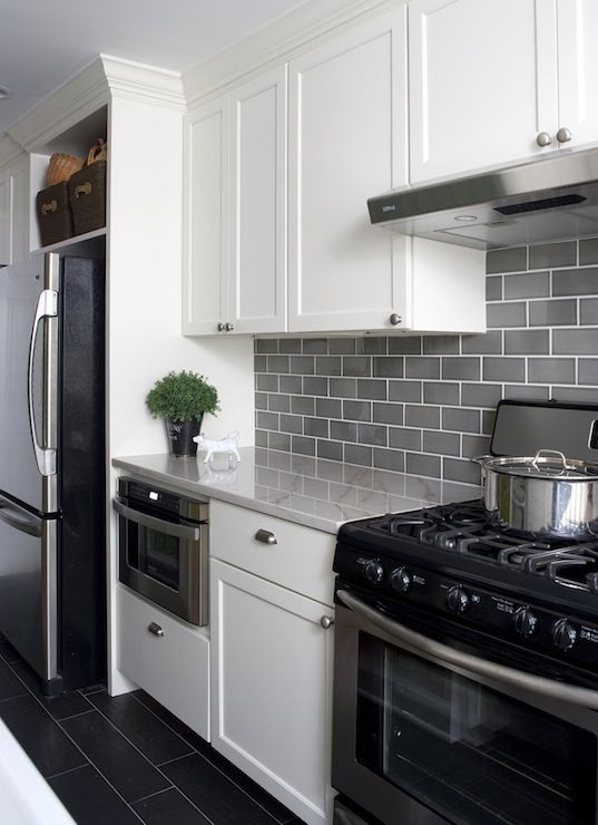 Grey Subway Tile Kitchen
 35 Ways To Use Subway Tiles In The Kitchen DigsDigs
