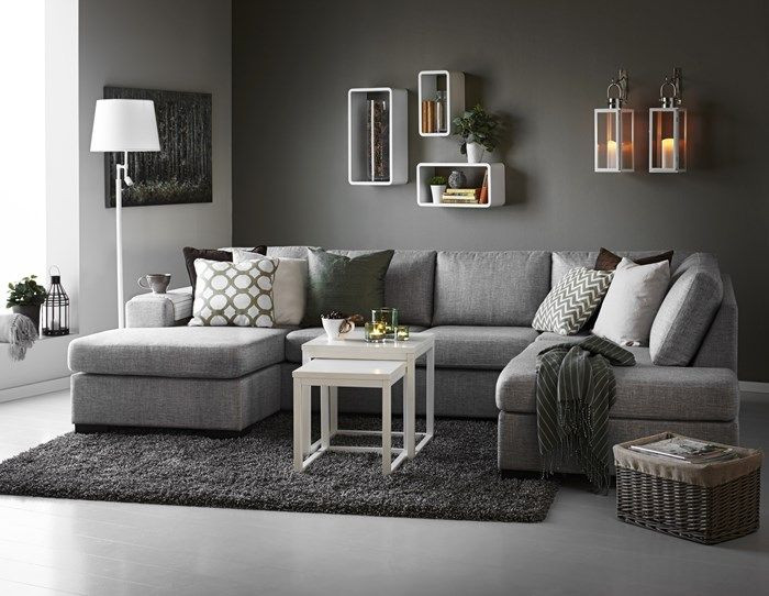 Grey Walls Living Room Ideas
 Leather Sectional Sofas for Modern Living Room