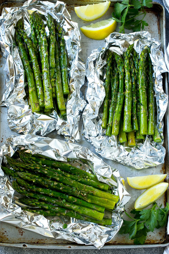 Grilled Asparagus Oven
 Grilled Asparagus in Foil Dinner at the Zoo