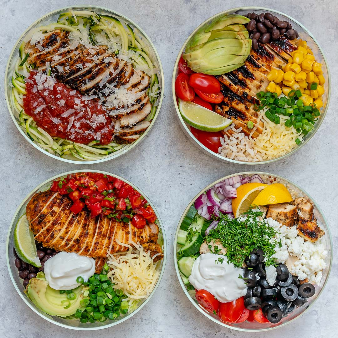 Grilled Dinner Ideas
 Grilled Chicken Meal Prep Bowls 4 Creative Ways for Clean