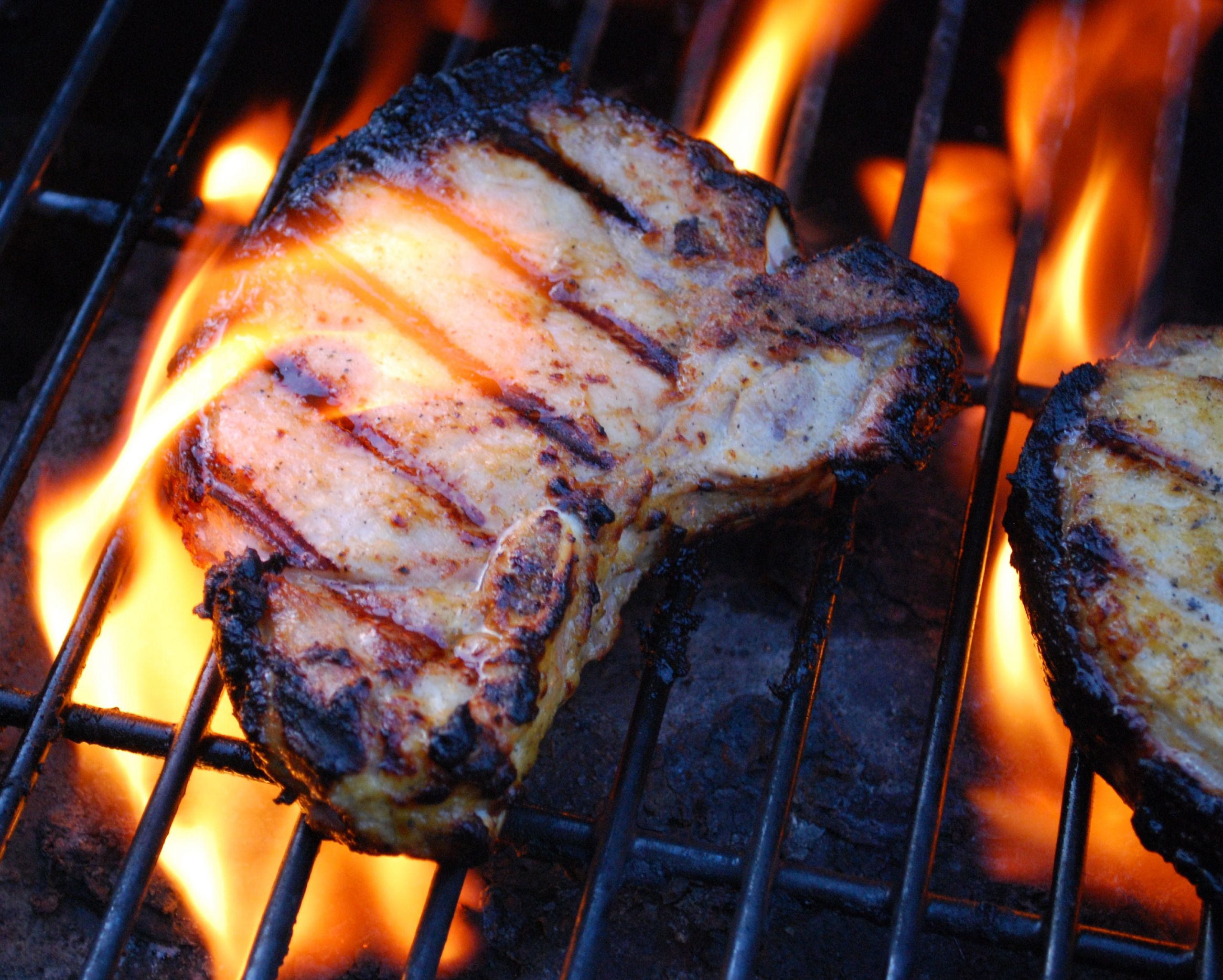 Grilling Pork Chops On Gas Grill
 They’re Back Black Fly Season & Grilled Mustard Pork