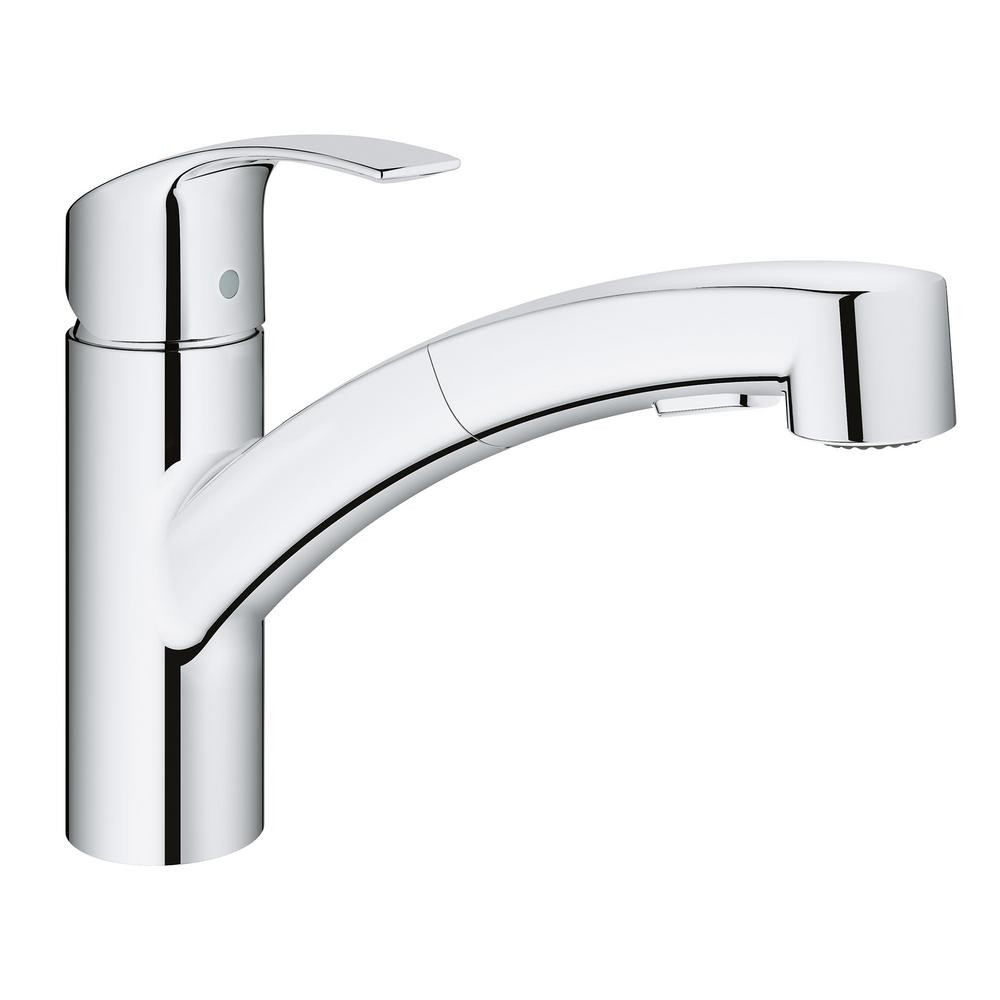 Grohe Bathroom Faucets
 GROHE Eurosmart Single Handle Pull Out Sprayer Kitchen
