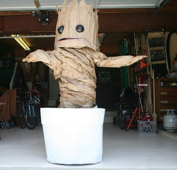 Groot Costume DIY
 GROOT Dancing Baby Groot costume cheap all paper costume