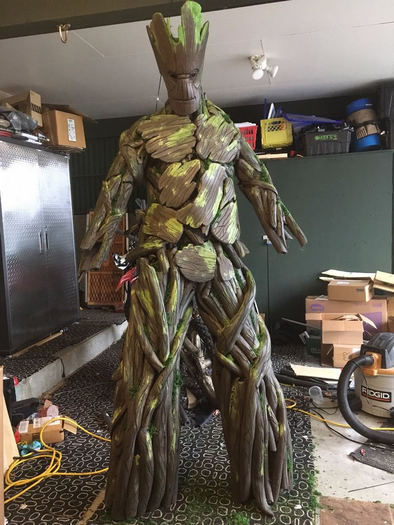Groot Costume DIY
 DIY Groot Guardians of the Galaxy Costume I AM GROOT