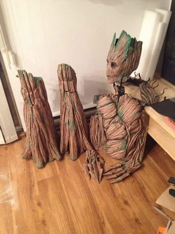 Groot Costume DIY
 This Groot Costume Is Simply Incredible Barnorama