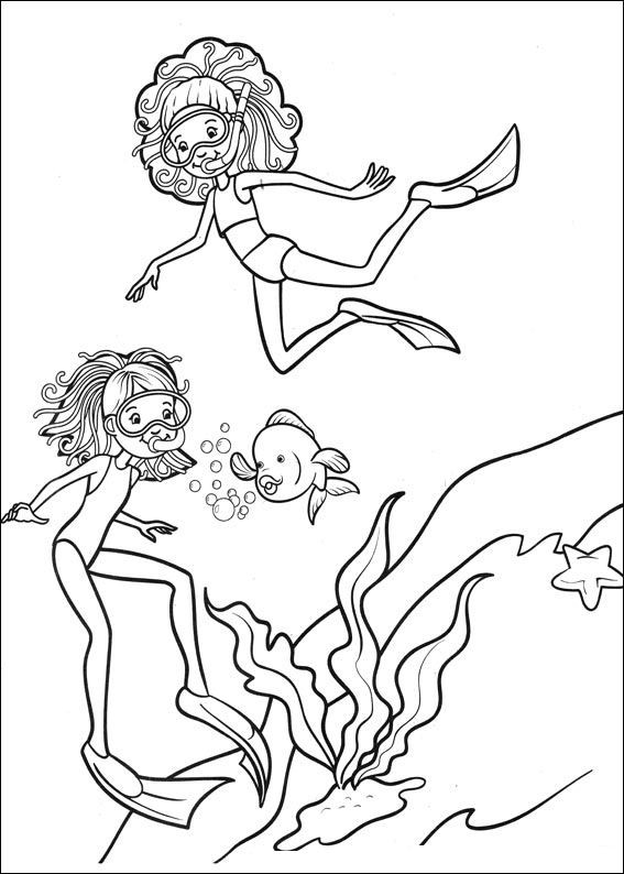 Groovy Girls Coloring Pages
 Kids n fun