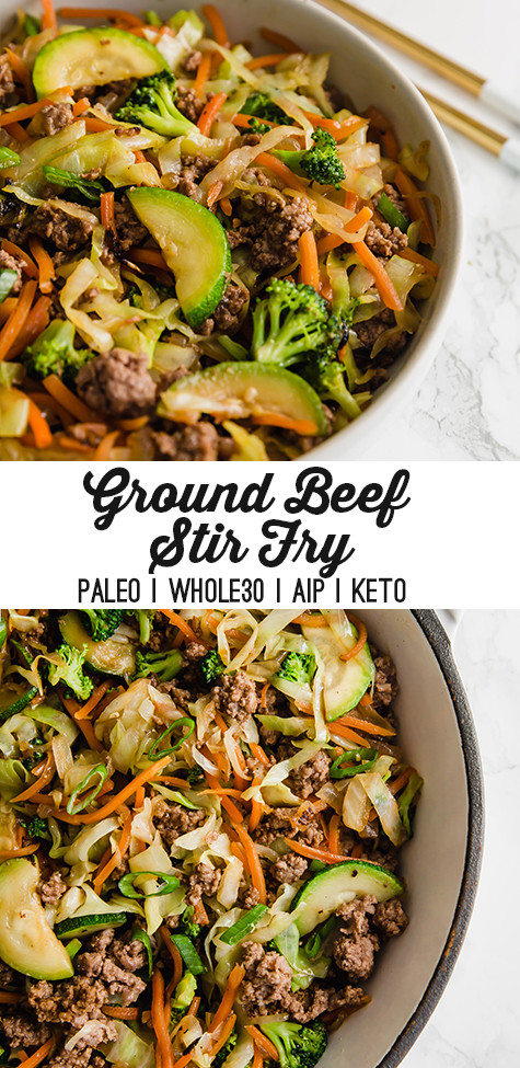 Ground Beef And Vegetable Stir Fry
 Ground Beef Stir Fry Paleo Whole30 AIP Unbound Wellness