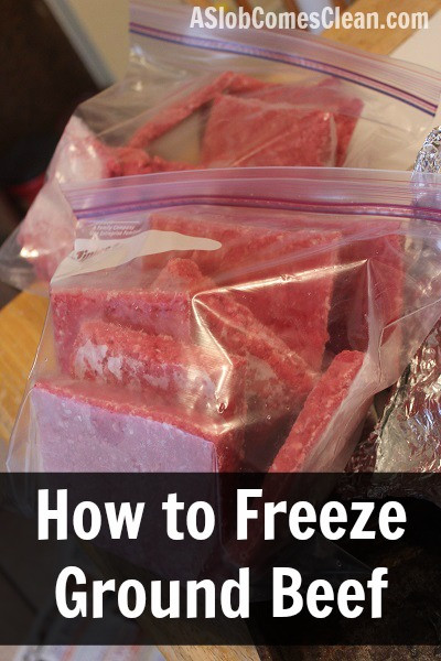 Ground Beef In Freezer
 How to Freeze Ground Beef