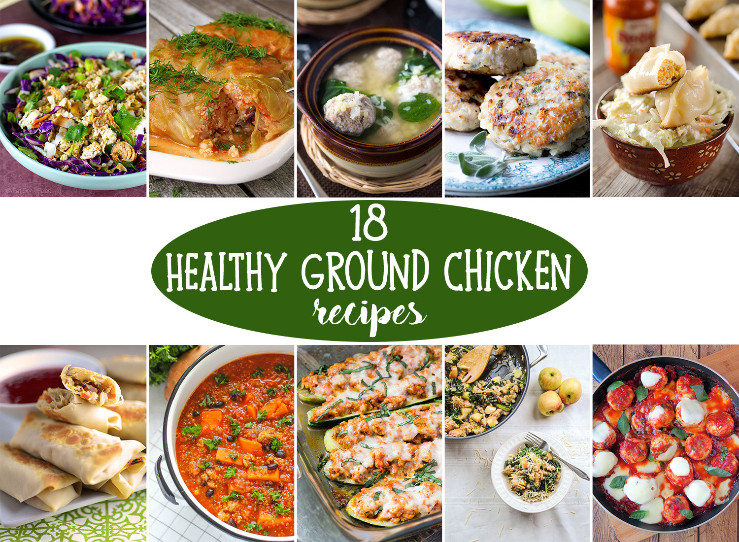 Ground Chicken Recipes Healthy
 18 Healthy Ground Chicken Recipes That ll Make You Feel Great