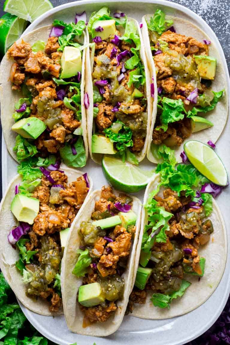 Ground Chicken Recipes Healthy
 20 minute ground chicken tacos with poblanos Healthy