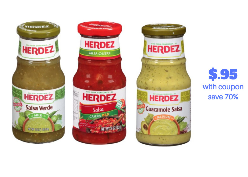Guacamole Salsa Herdez
 Herdez Salsa Just $ 95 With Sale and Coupon at Safeway