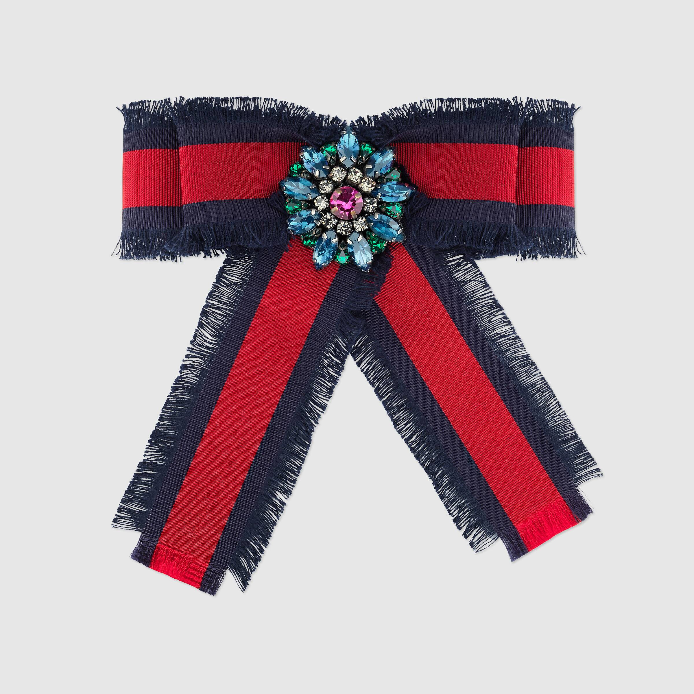 Gucci Brooches
 Web grosgrain bow brooch Gucci Fashion Jewelry For Women
