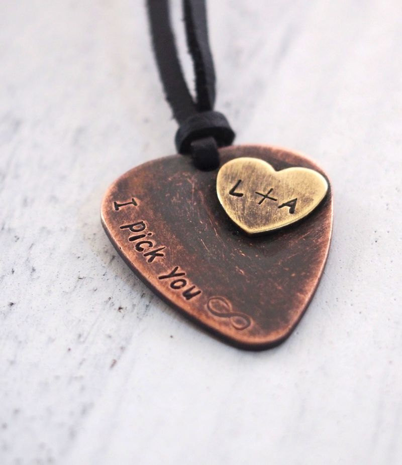 Guitar Necklace For Guys
 Men mens t mens jewelry mens necklace guitar pick