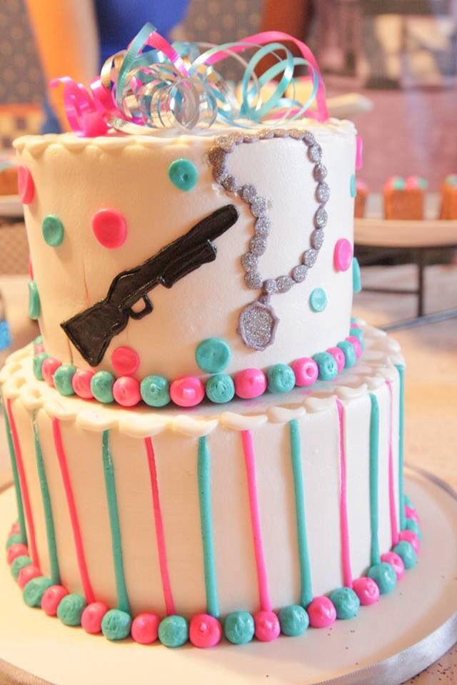 Guns And Glitter Gender Reveal Party Ideas
 15 best guns or glitter gender reveal party images on