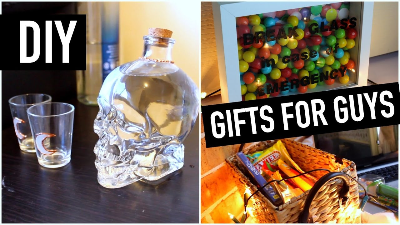 Guy Birthday Gifts
 DIY Gift Ideas for Guys best friend brother dad etc