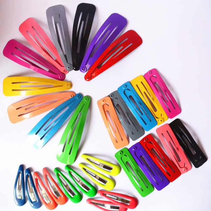Hair Clips Kids
 10 Pcs lot Solid Candy Color Girls Hair Clips BB Clips