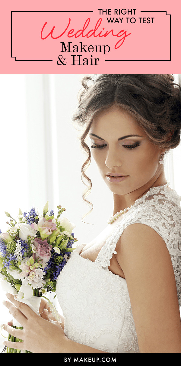 Hair Or Makeup First For Wedding
 The Right Way to Test Wedding Makeup & Hair l Makeup