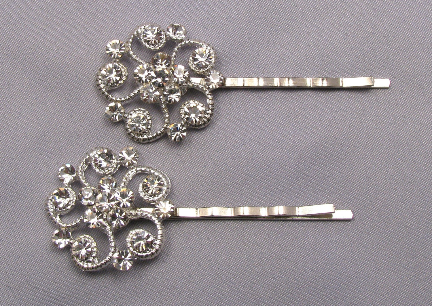 Hair Pins
 Rhinestone Bobby Pins Crystal Hair Pins Decorative Jeweled