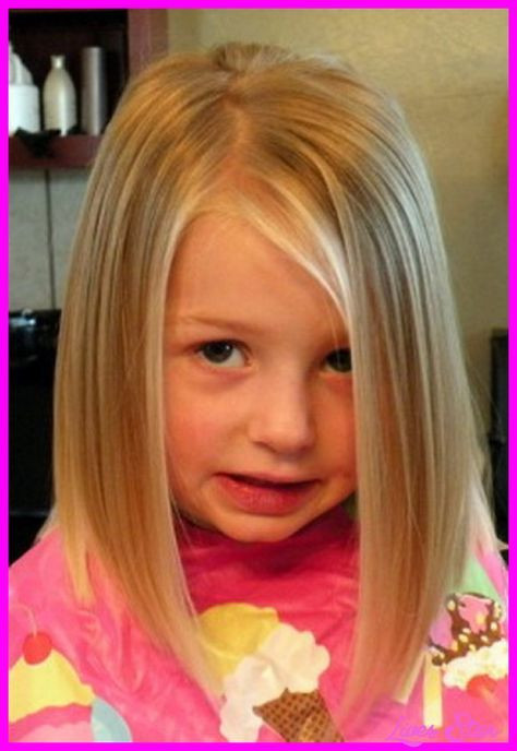 Haircuts For Little Girls With Fine Hair
 cool Little girl shoulder length bob haircuts