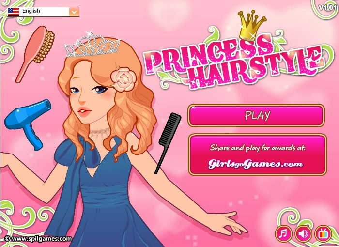 Haircuts Games For Girls
 Princess Hairstyle Game Games For Girls Box