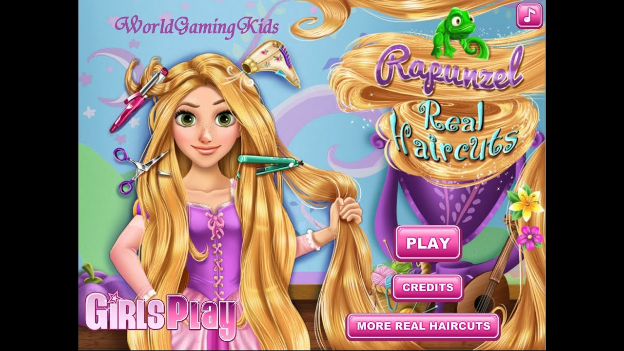 Haircuts Games For Girls
 Princess Rapunzel Real Haircuts Games for Kids Girl