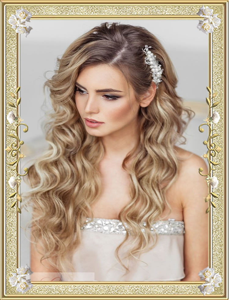 75  Easy Hairstyles For Long Hair For Wedding Guest for Rounded Face
