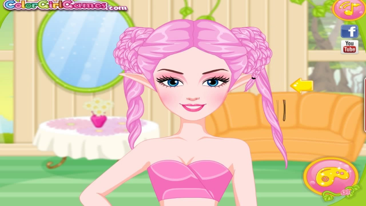 Hairstyle Games For Kids
 Fairy Princess Hairstyles cartoon games for kids