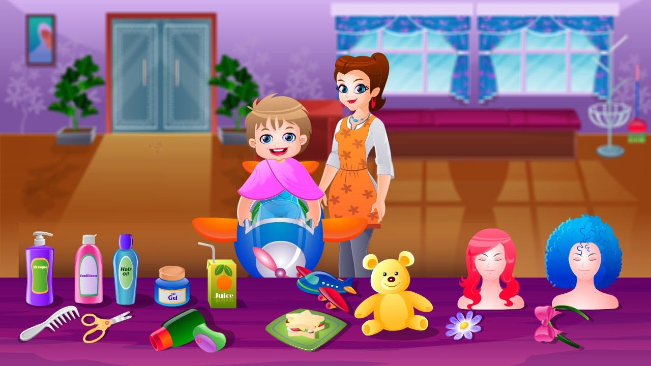 Hairstyle Games For Kids
 Kids Hair Salon Game Movie by Top Baby Games