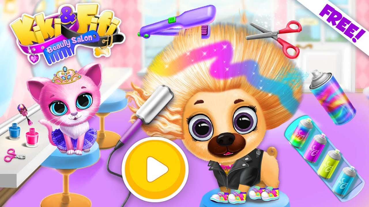 Hairstyle Games For Kids
 Kiki & Fifi Pet Beauty Salon Haircut & Makeup
