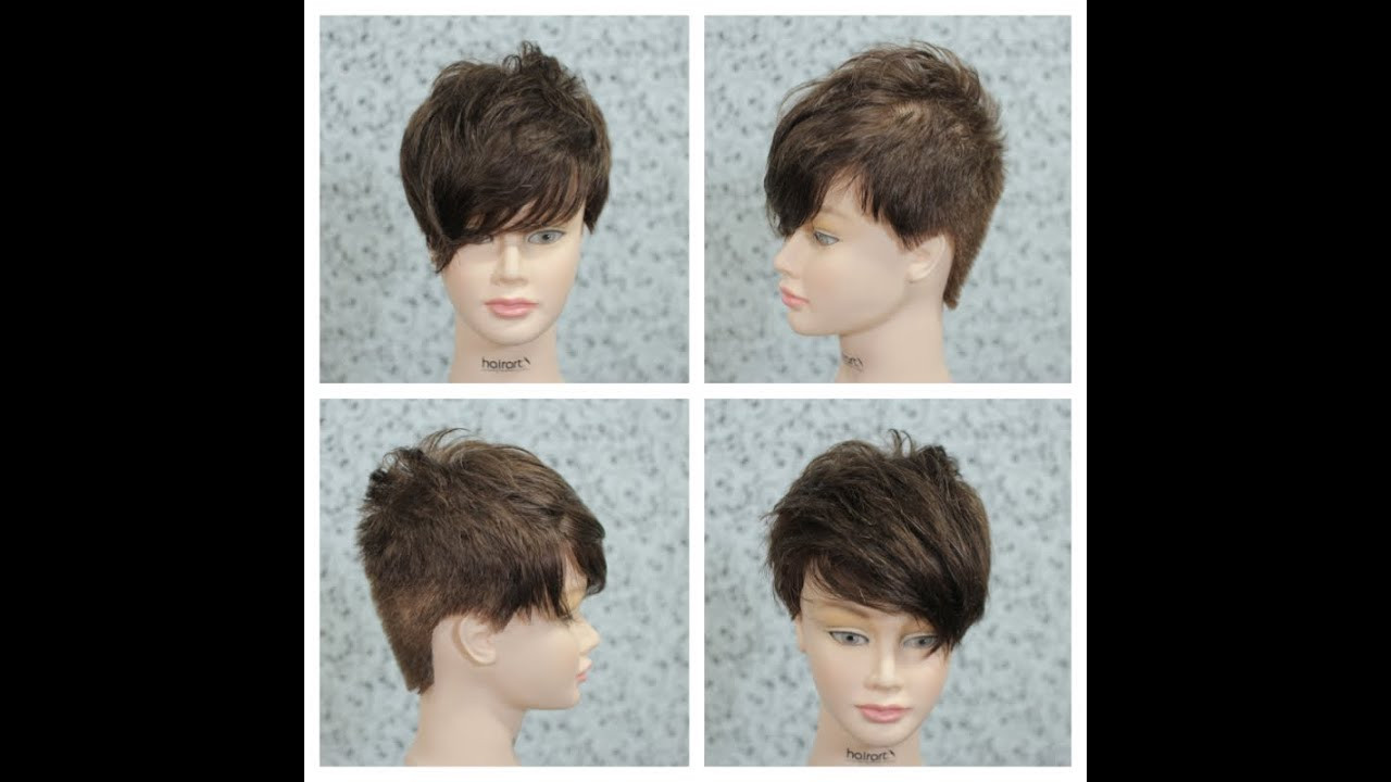 Hairstyle Tutorials For Short Hair
 Female Short Haircut Tutorial