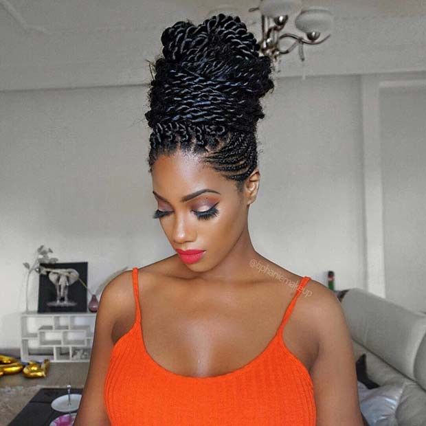 Hairstyle Updo Braid
 Best 10 Black Braided Hairstyles To Copy In 2019 Short